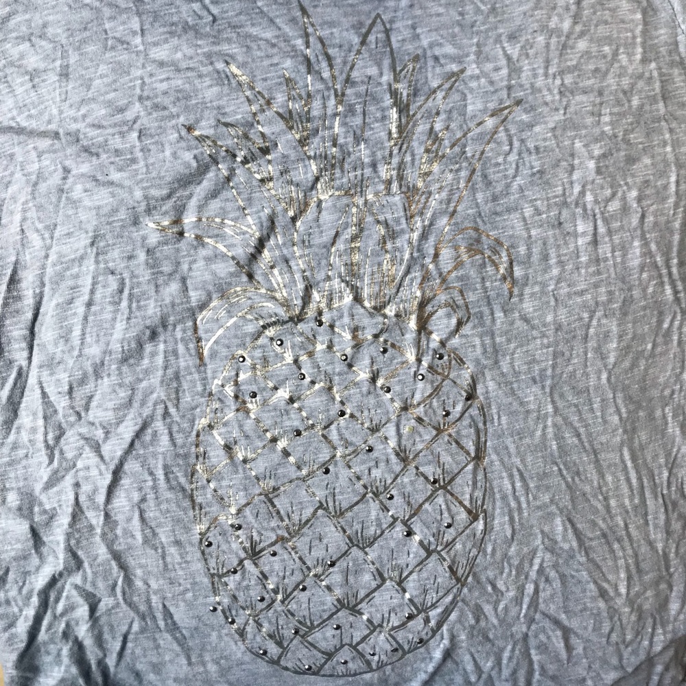Blue Pineapple Long Sleeve Shirt